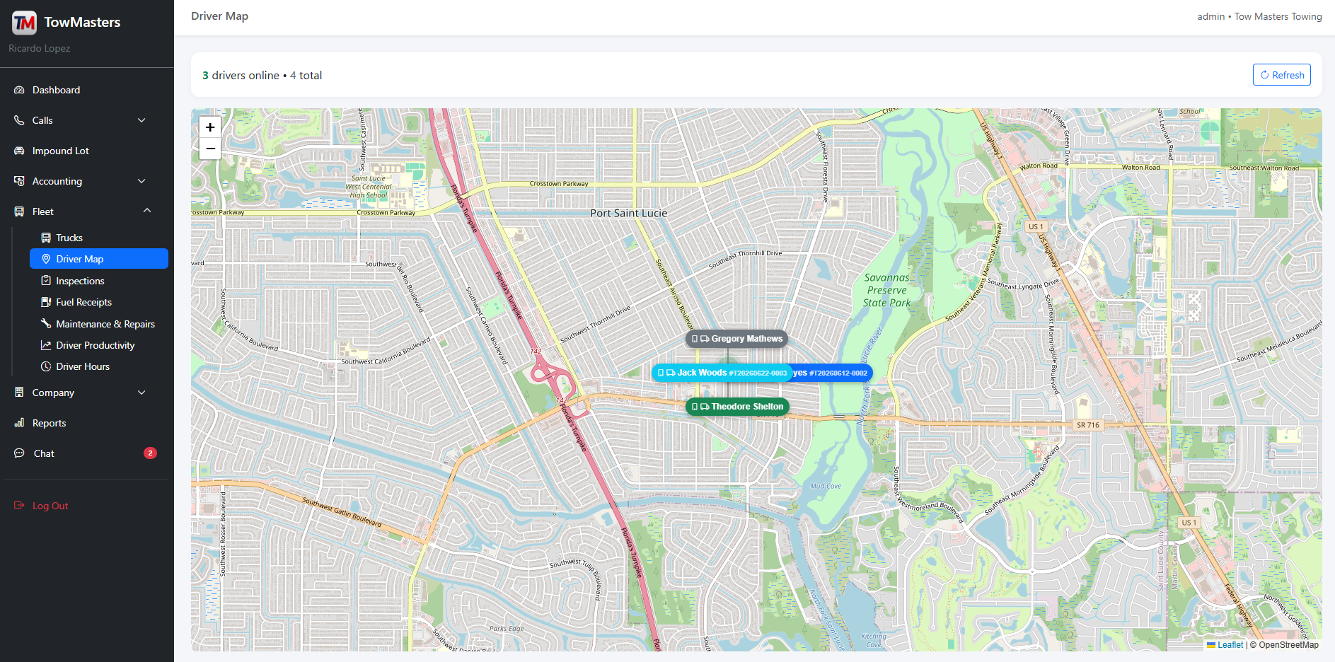 Driver Map