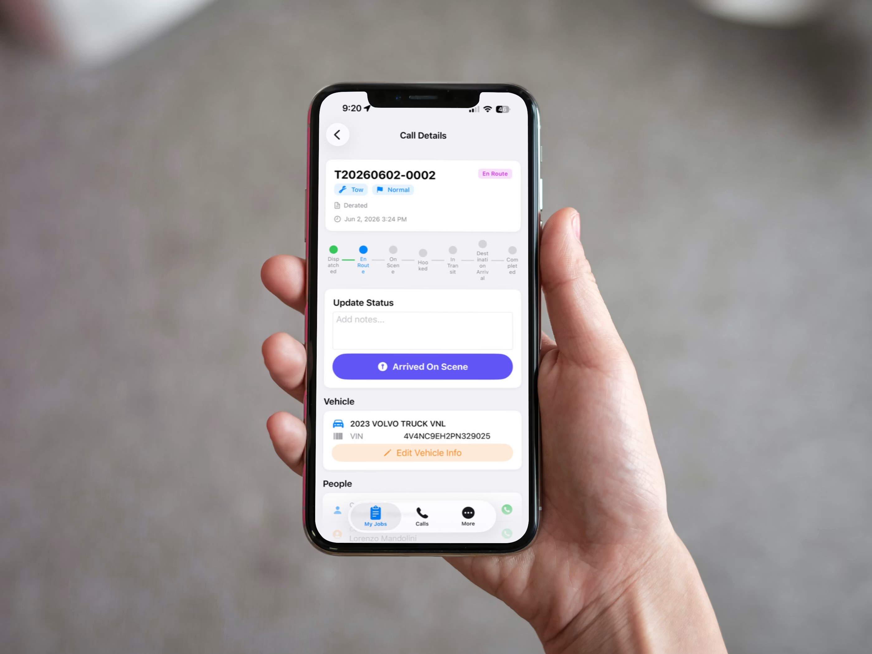 Towing Dispatch App
